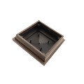 5.625" Cape May Style Vinyl Post Cap for Vinyl Fence and Railing (Antique Gold)