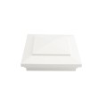 5.625" Cape May Style Vinyl Post Cap for Vinyl Fence and Railing (White)