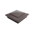 6X6 Cape May Style Vinyl Post Cap for Vinyl Fence and Railing (Antique Brown)