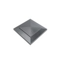 6X6 Cape May Style Vinyl Post Cap for Vinyl Fence and Railing (Antique Gray)