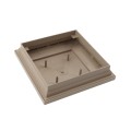 6X6 Cape May Style Vinyl Post Cap for Vinyl Fence and Railing (Khaki)