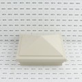 5X5 Haven Style Vinyl Post Cap for Vinyl Fence and Railing (Almond)