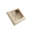5X5 Haven Style Vinyl Post Cap for Vinyl Fence and Railing (Almond)