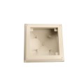 5X5 Haven Style Vinyl Post Cap for Vinyl Fence and Railing (Almond)