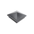 5X5 Haven Style Vinyl Post Cap for Vinyl Fence and Railing (Antique Gray)