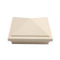 5X5 Haven Style Vinyl Post Cap for Vinyl Fence and Railing (Beige)
