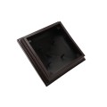 5.625" Haven Style Vinyl Post Cap for Vinyl Fence and Railing (Antique Brown)