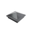 5.625" Haven Style Vinyl Post Cap for Vinyl Fence and Railing (Antique Gray)
