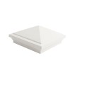 5.625" Haven Style Vinyl Post Cap for Vinyl Fence and Railing (White)