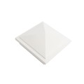 5.625" Haven Style Vinyl Post Cap for Vinyl Fence and Railing (White)