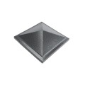 6X6 Haven Style Vinyl Post Cap for Vinyl Fence and Railing (Antique Gray)
