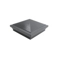 6X6 Haven Style Vinyl Post Cap for Vinyl Fence and Railing (Antique Gray)