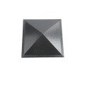 6X6 Haven Style Vinyl Post Cap for Vinyl Fence and Railing (Antique Gray)
