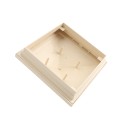 6X6 Haven Style Vinyl Post Cap for Vinyl Fence and Railing (Beige)