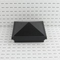 6X6 Haven Style Vinyl Post Cap for Vinyl Fence and Railing (Hammertone Black)