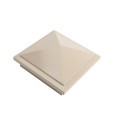 6X6 Haven Style Vinyl Post Cap for Vinyl Fence and Railing (Khaki)