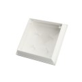 6X6 Haven Style Vinyl Post Cap for Vinyl Fence and Railing (White)