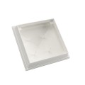 6X6 Haven Style Vinyl Post Cap for Vinyl Fence and Railing (White)
