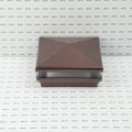 5.625" Sq. Neptune Low Voltage LED Lighted Post Cap - Antique Copper 1506-LED-AC-5K