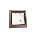 5.625" Sq. Neptune Low Voltage LED Lighted Vinyl Post Cap for Vinyl Fence and Railing (Cool White) Antique Copper