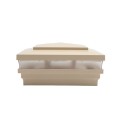 5" Sq. Cape May Low Voltage LED Lighted Vinyl Post Cap for Vinyl Fence and Railing (Cool White) Beige