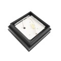 LMT 5.625" Sq. Cape May Low Voltage LED Lighted Vinyl Post Cap - Hammertone Black LMT-1509-LED-HB-3K