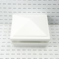 5" Sq. Haven Low Voltage LED Lighted Post Cap - White LMT-1511-LED-W-5K