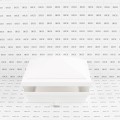 5.625" Sq. Haven Low Voltage LED Lighted Vinyl Post Cap for Vinyl Fence and Railing (Warm White) White (simple6)
