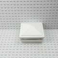 6" Sq. Haven Low Voltage LED Lighted Post Cap - White LMT-1513-LED-W-3K