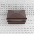5.625" Sq. Neptune Solar LED Lighted Vinyl Post Cap for Wood and Vinyl Fence (Antique Copper)