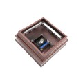 5.625" Sq. Neptune Solar LED Lighted Vinyl Post Cap for Wood and Vinyl Fence (Antique Copper)