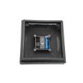 5.625" Sq. Neptune Solar LED Lighted Vinyl Post Cap for Vinyl Fence and Railing (Hammertone Black)