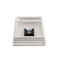 5.625" Sq. Neptune Solar LED Lighted Vinyl Post Cap for Vinyl Fence and Railing (White)