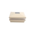 6" Sq. Neptune Solar LED Lighted Vinyl Post Cap for Vinyl Fence and Railing (Beige)