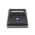 LMT-1518HB 5.625" Sq. Cape May Solar LED Lighted Vinyl Post Cap - Hammertone Black