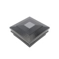 LMT-1518HB 5.625" Sq. Cape May Solar LED Lighted Vinyl Post Cap - Hammertone Black