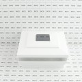 6" Sq. Cape May Solar LED Lighted Vinyl Post Cap for Vinyl Fence and Railing (White)