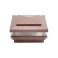 4.5" Sq Cape May Low Voltage LED Lighted Vinyl Post Cap for Vinyl Fence and Railing (Warm White) Antique Copper