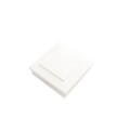 4.5" Sq Cape May Low Voltage LED Lighted Vinyl Post Cap for Vinyl Fence and Railing (Warm White) White
