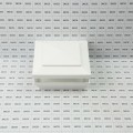 LMT 4.5" Sq Cape May Low Voltage LED Lighted Vinyl Post Cap - White 1561-LED-W-3K
