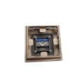 4.5" Sq. Cape May Solar LED Lighted Vinyl Post Cap for Vinyl Fence and Railing (Antique Gold)