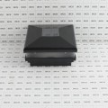 4.5" Sq. Neptune Solar LED Lighted Vinyl Post Cap for Vinyl Fence and Railing (Hammertone Black)