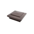 4.5" Sq. Cape May Style Vinyl Post Cap for Vinyl Fence and Railing (Antique Brown)