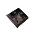 4.5" Sq. Cape May Style Vinyl Post Cap for Vinyl Fence and Railing (Antique Brown)