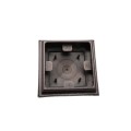 4.5" Sq. Cape May Style Vinyl Post Cap for Vinyl Fence and Railing (Antique Brown)