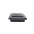 4.5" sq Cape May Style Vinyl Post Cap for Vinyl Fence and Railing (Antique Gray)