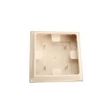 4.5" Sq. Cape May Style Vinyl Post Cap for Vinyl Fence and Railing (Beige)