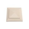 4.5" sq Cape May Style Vinyl Post Cap for Vinyl Fence and Railing (Khaki)