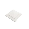 4.5" sq Cape May Style Vinyl Post Cap for Vinyl Fence and Railing (White)