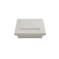 4.5" sq Cape May Style Vinyl Post Cap for Vinyl Fence and Railing (White)
